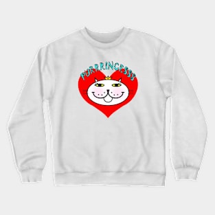 PURRRINCESS - rosy cheeks Crewneck Sweatshirt